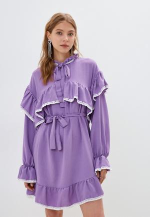 Платье Imocean. Цвет: фиолетовый