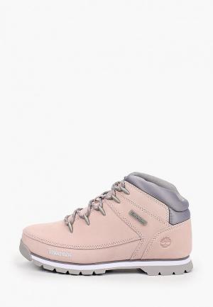 Ботинки Timberland. Цвет: розовый