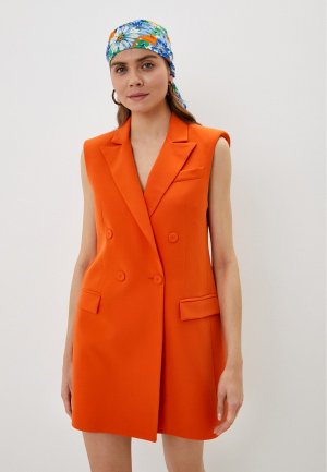 Платье Kontatto. Цвет: оранжевый