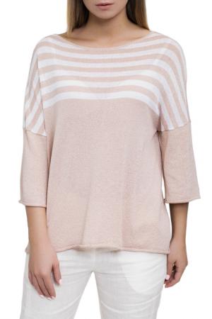 Блуза ALPECORA. Цвет: розово-персиковый